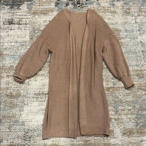 ‼️ Tan Open-Front Cardigan ‼️